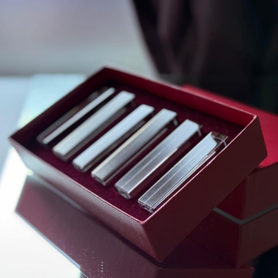 極美品♪オールドバカラ Baccaratカトラリーレスト箸置き6本