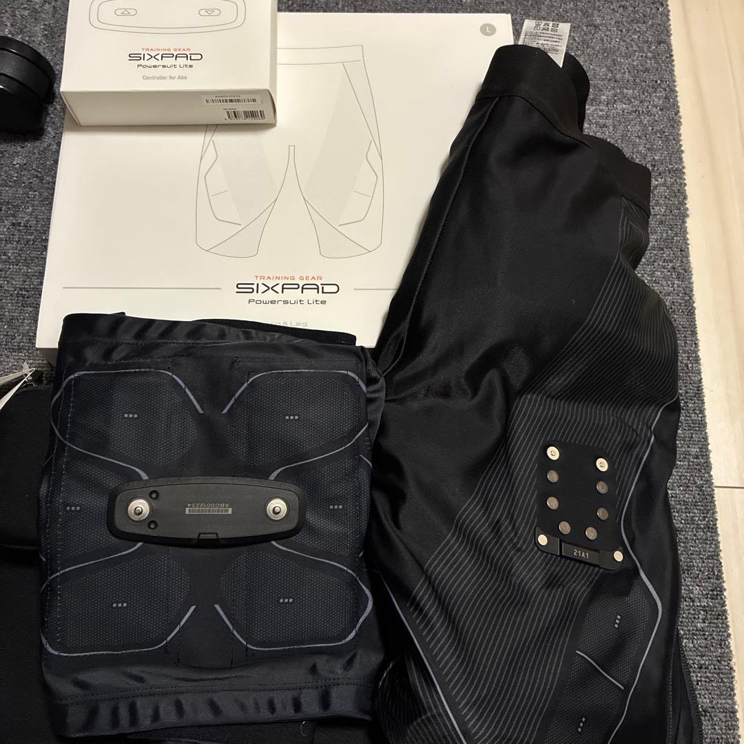 SIXPAD PowerSuit Lite アブズ+ヒップ&レッグ ジェルシートなしで腹筋、太もも・ヒップを鍛える次世代型EMSスーツ