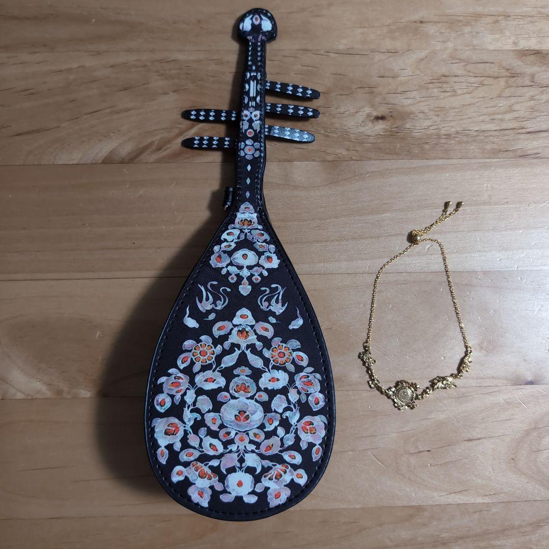 未使用フェリシモ 正倉院 螺鈿紫檀五絃琵琶 エコバッグ＆光のかけら