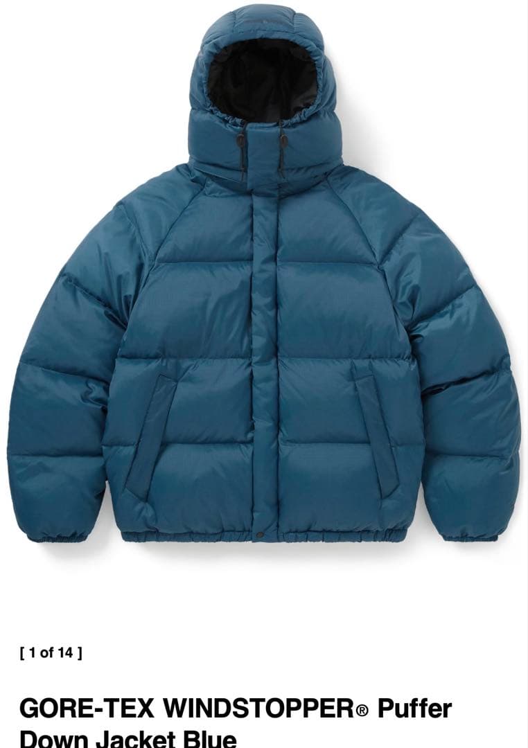 thisisneverthat ダウンジャケット ブルー セール】Multi-Ripstop Down Puffer Jacket（ダウンジャケット/コート