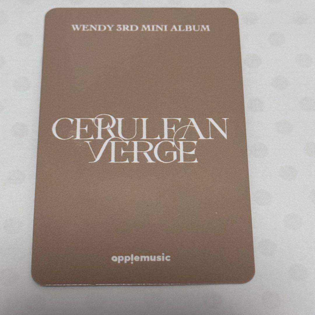 Red Velvet レドベル ウェンディ トレカ Cerulean Verge - メルカリ