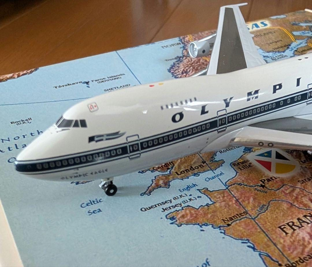 入手困難 1/400 747-200 オリンピック航空 旧塗装入手困難 1/400 747