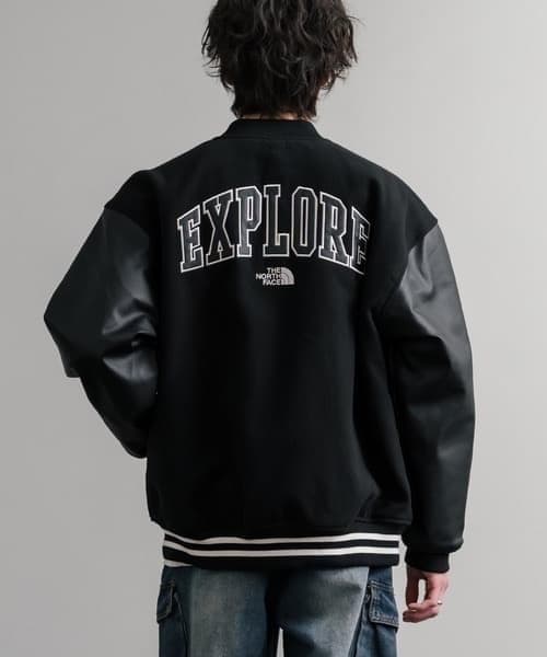 ノースフェイス スタジャン VARSIT バーシティー ジャケット メンズ XL