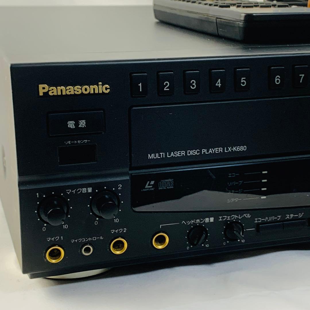 動作品》Panasonic LX-K680 レーザーディスクプレイヤー - メルカリ