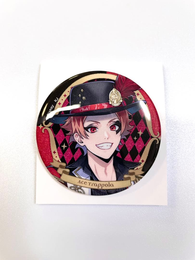 ツイステ】エース プレイフルドレス オーロラ グリッター 缶バッジ