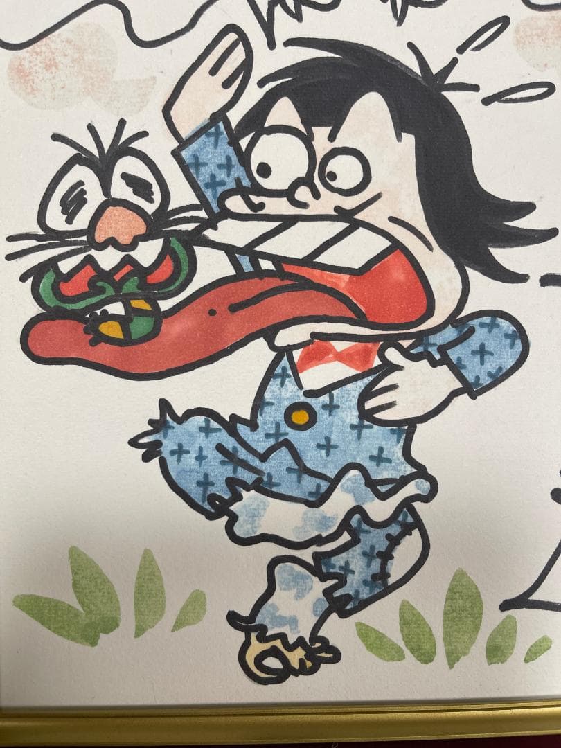 黄色さま専用】おそ松くん【イヤミ】バシェッ＆ムシェーッセット 直筆