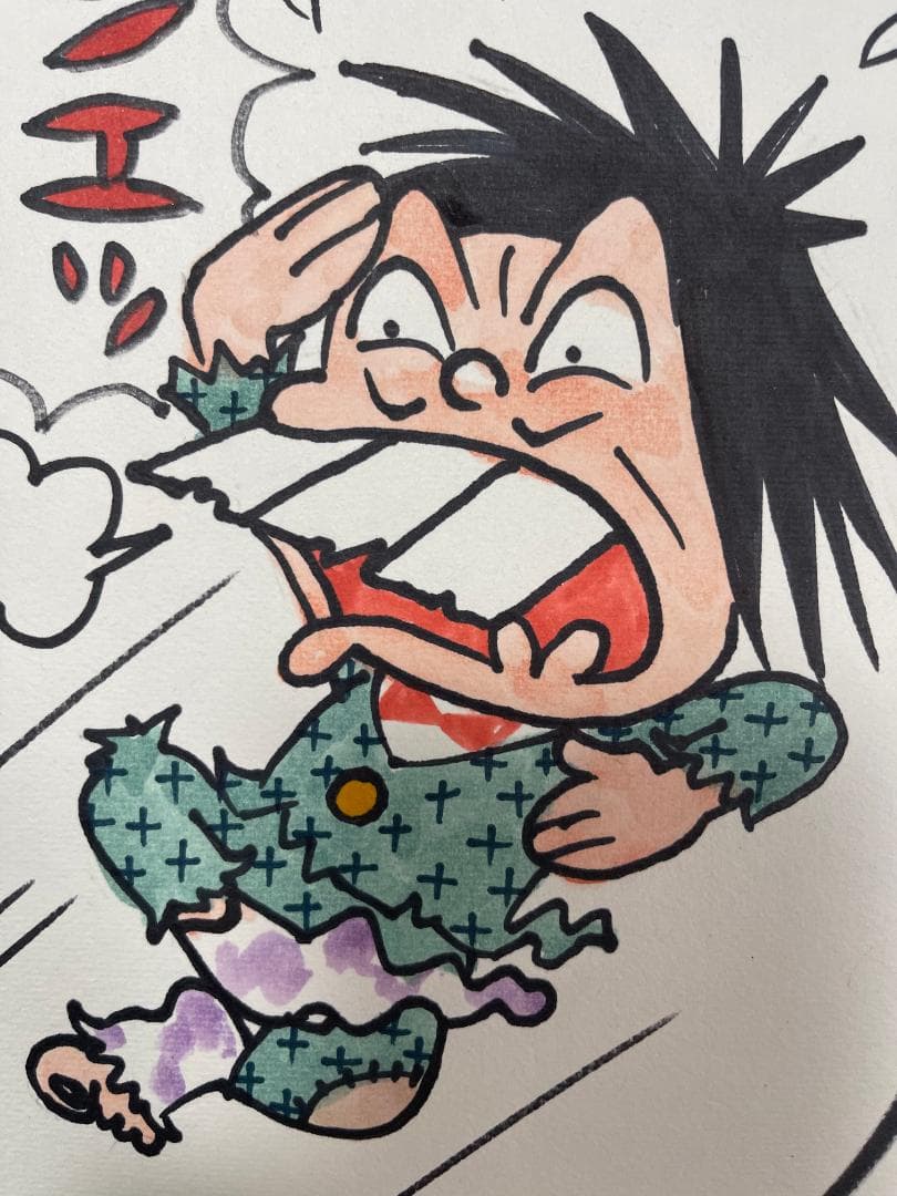 黄色さま専用】おそ松くん【イヤミ】バシェッ＆ムシェーッセット 直筆