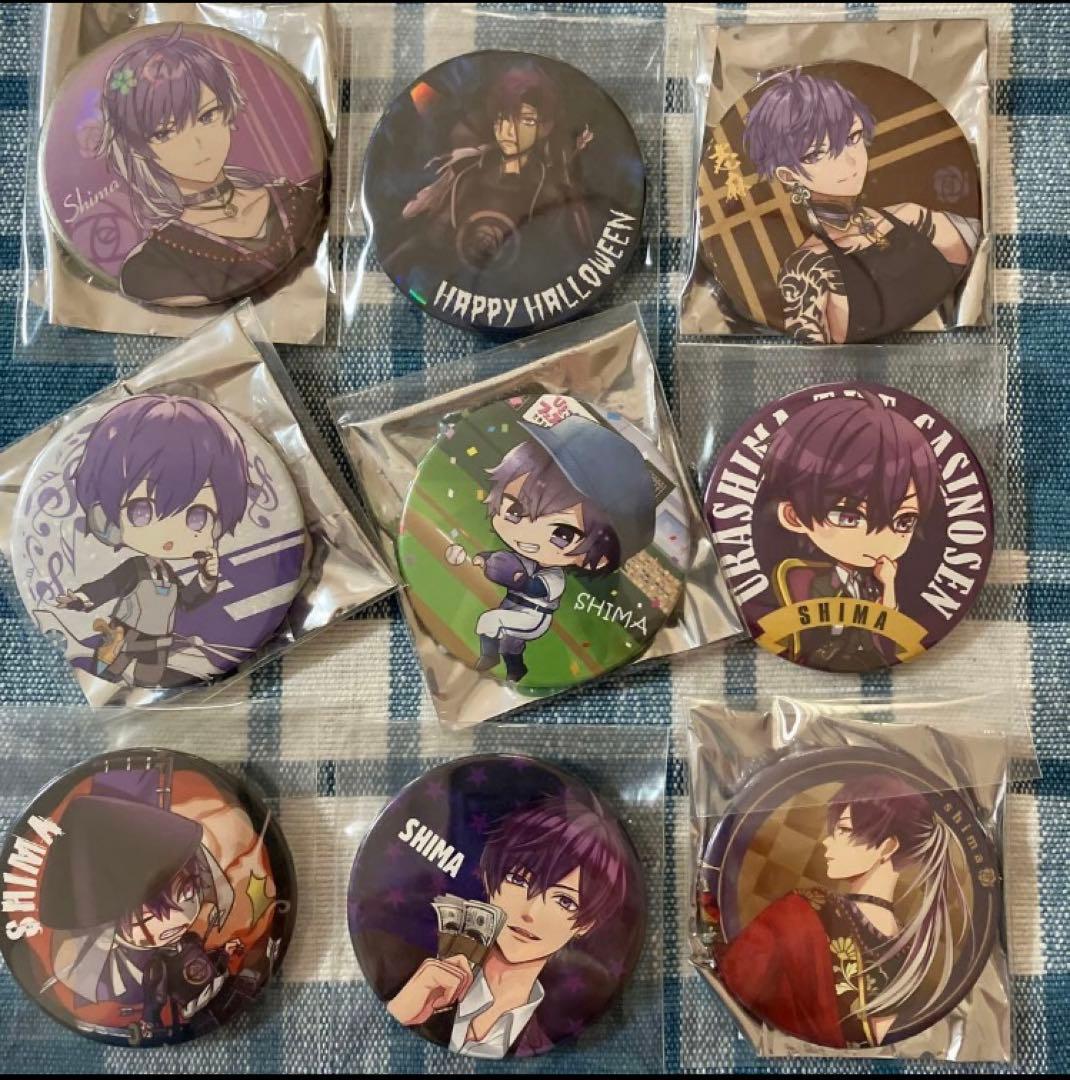 浦島坂田船の志麻さんの缶バッジまとめ売り - メルカリ