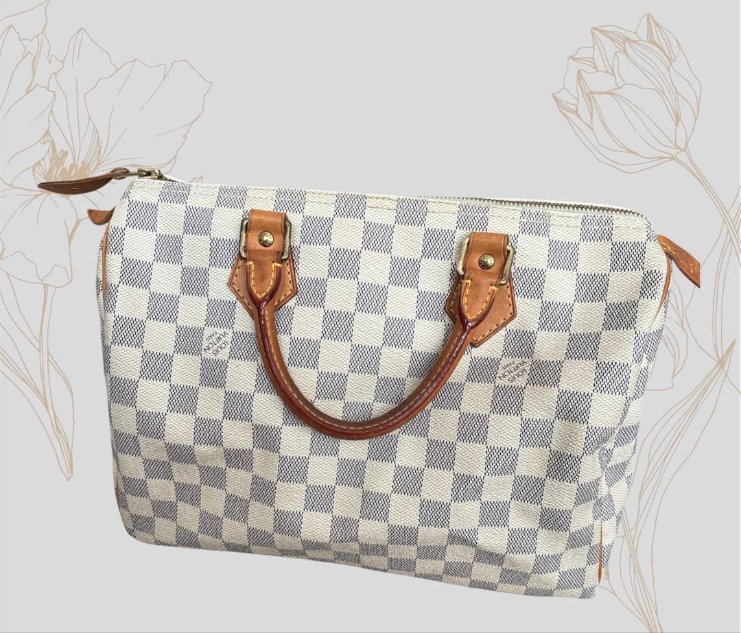 ルイヴィトン・ダミエ・アズール・スピーディ30・ハンド・バッグ