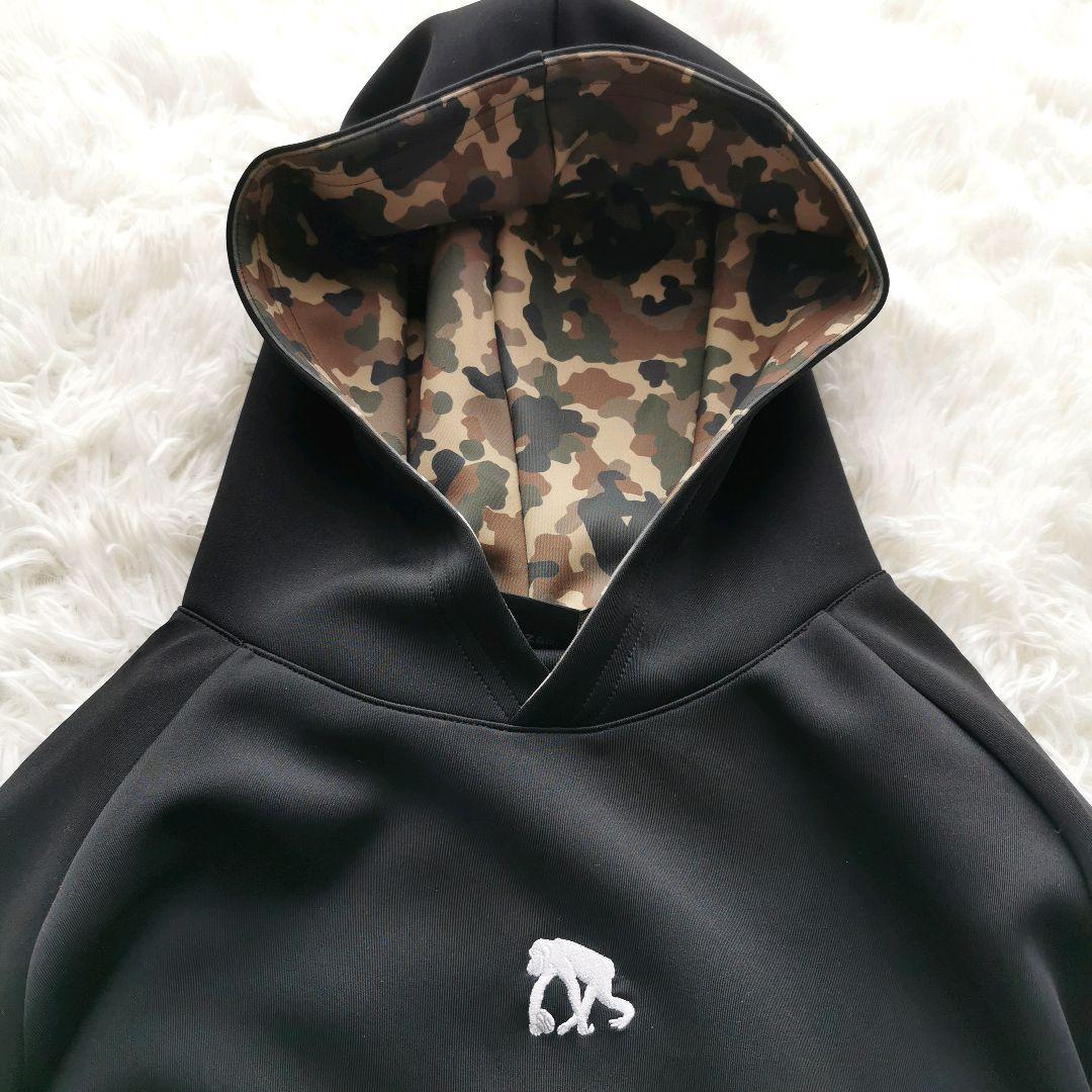 極美品✨エゴザル セットアップ パーカー バスケ フーディ 黒 XL