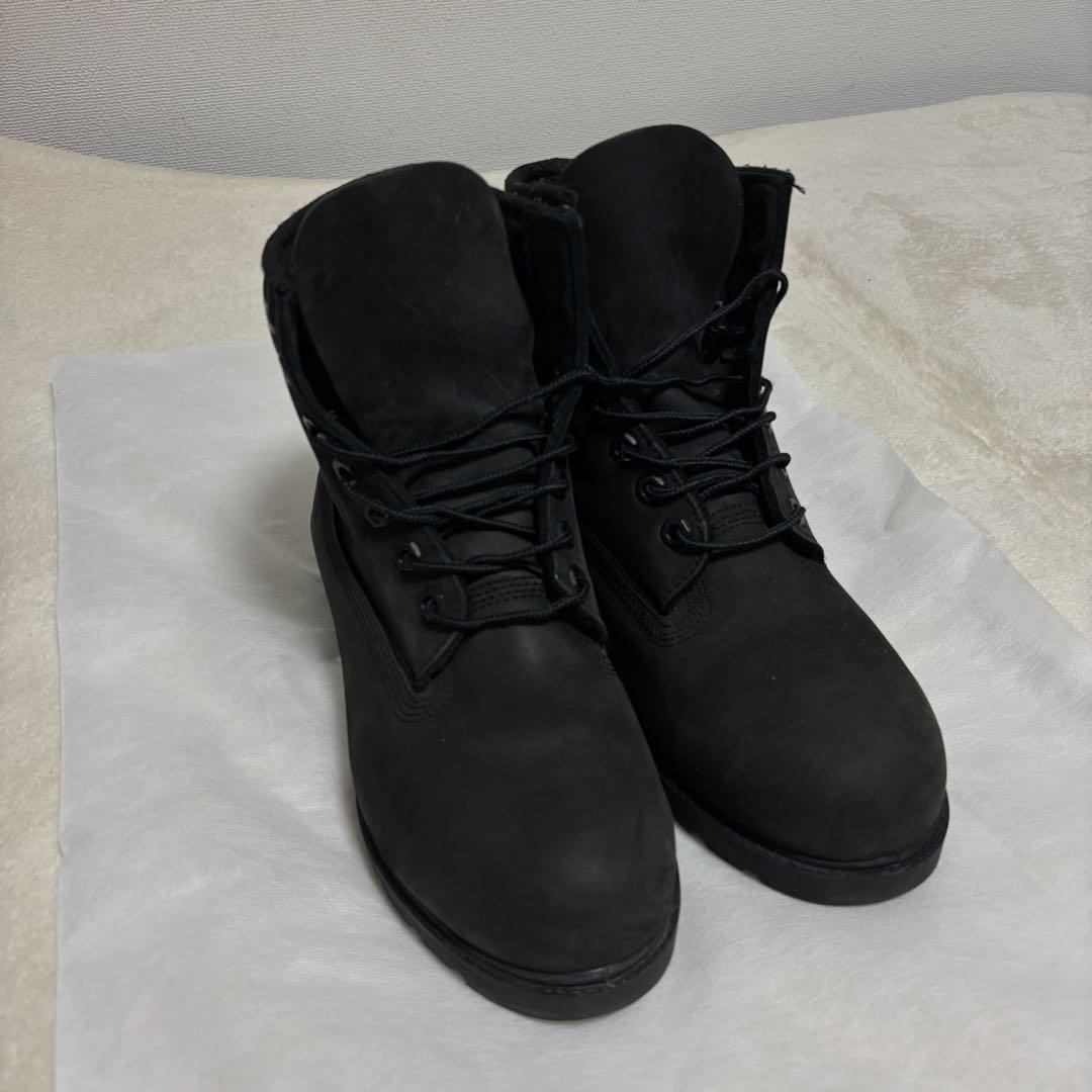 ティンバーランド 10042 6インチブーツ 黒 ブラック ヌバック 7.5M