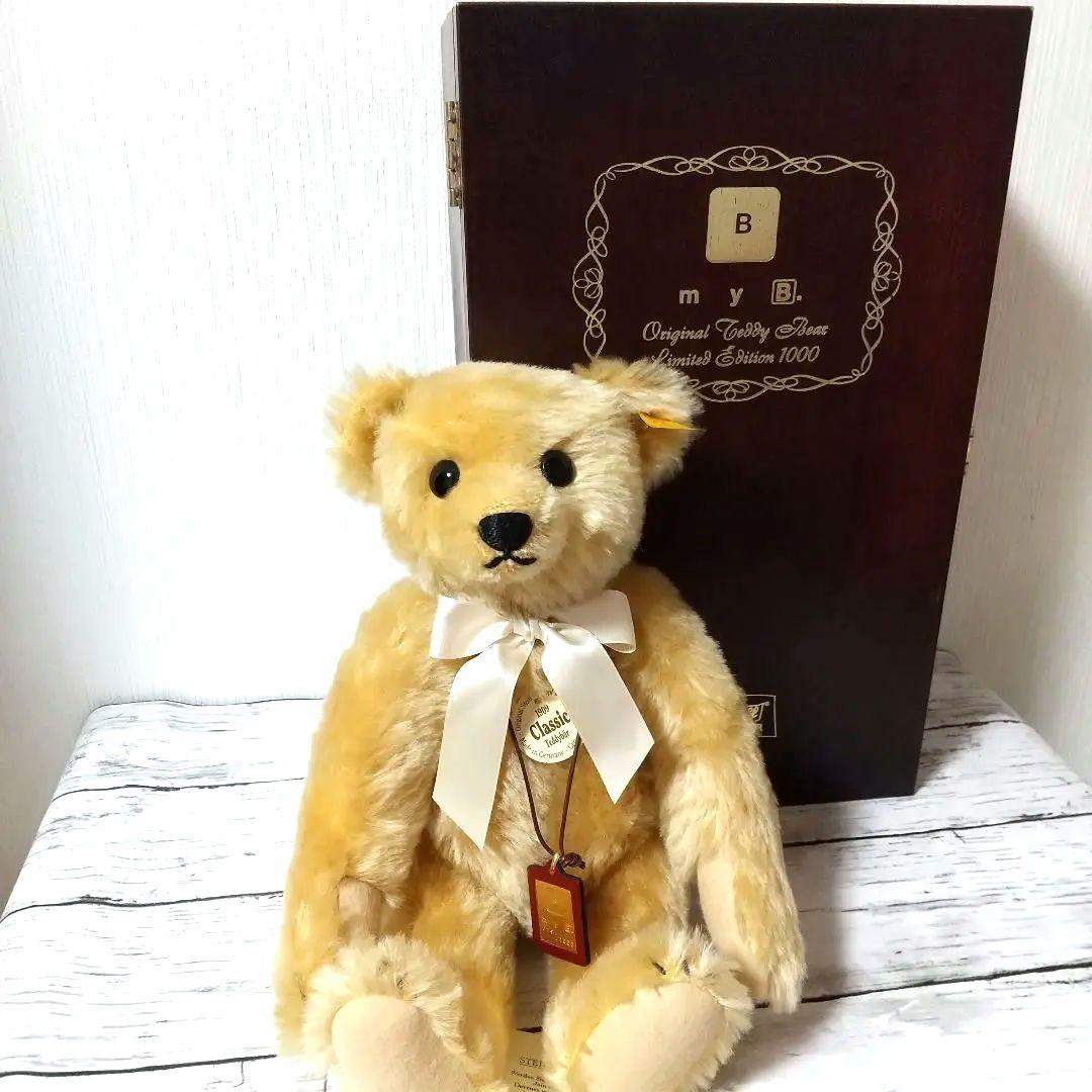 シュタイフ社×カネボウ コラボmyB オリジナルテディベア非売品☆専用木