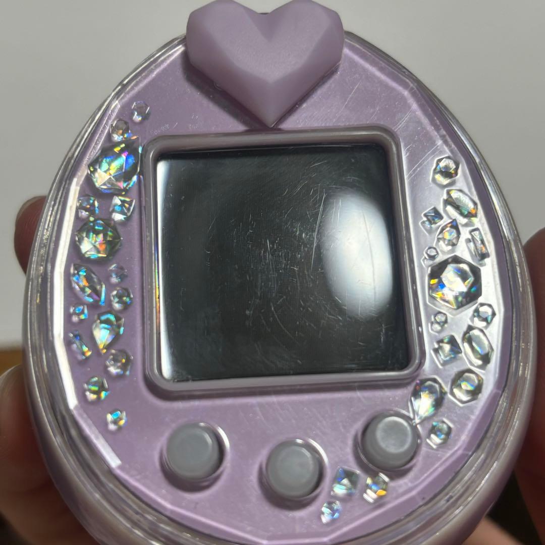 動作確認済み】たまごっち ピース パープル 紫 P's ストラップ付き