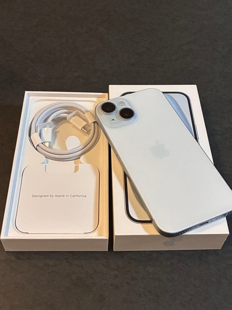 iPhone15本体/256GB/ブルー/バッテリー84% Amazon.com: Apple iPhone 15, 256GB, Blue - Unlocked (Renewed