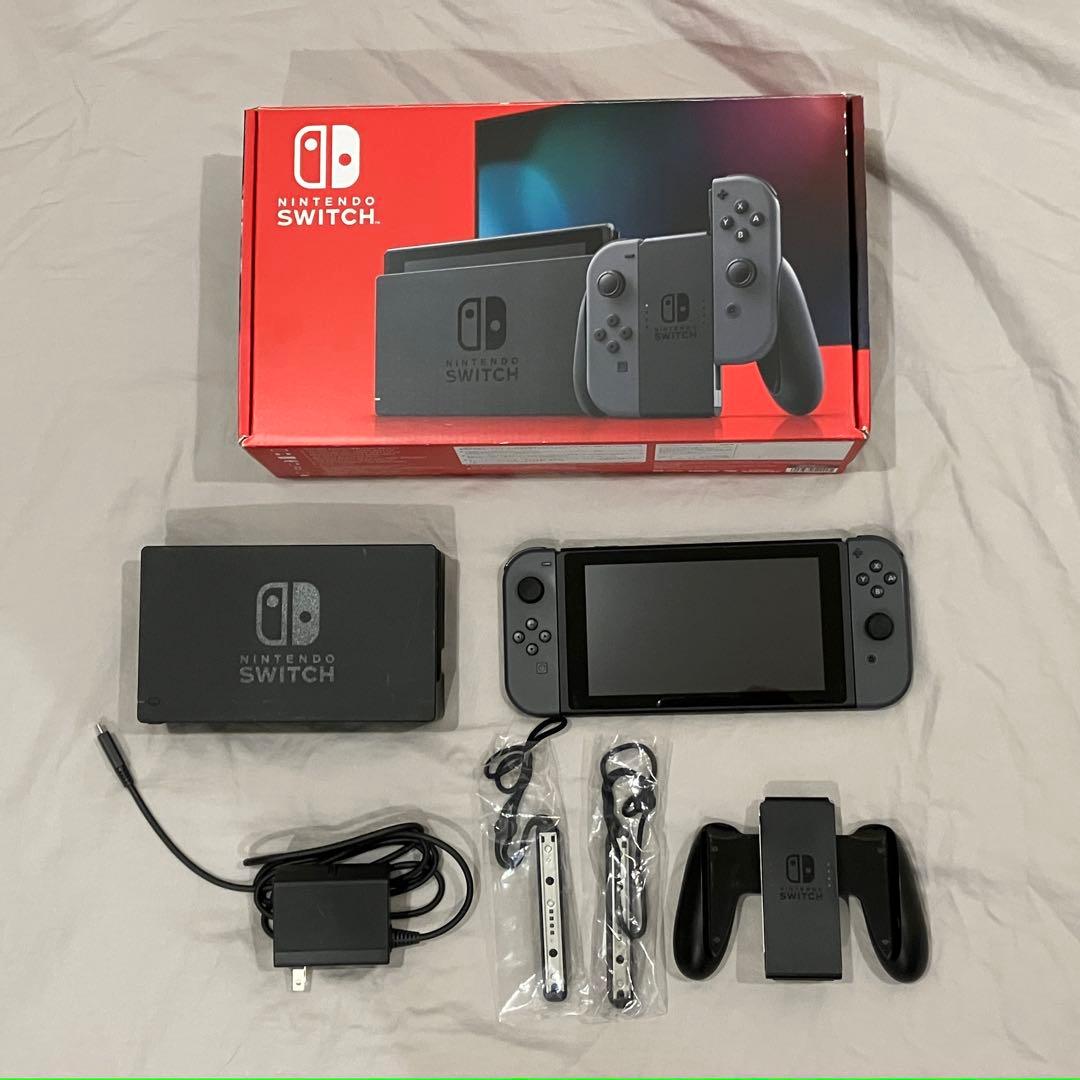 Nintendo Switch グレー HAC-001 Amazon.co.jp: Nintendo Switch with Gray Joy‑Con - HAC-001 : ゲーム