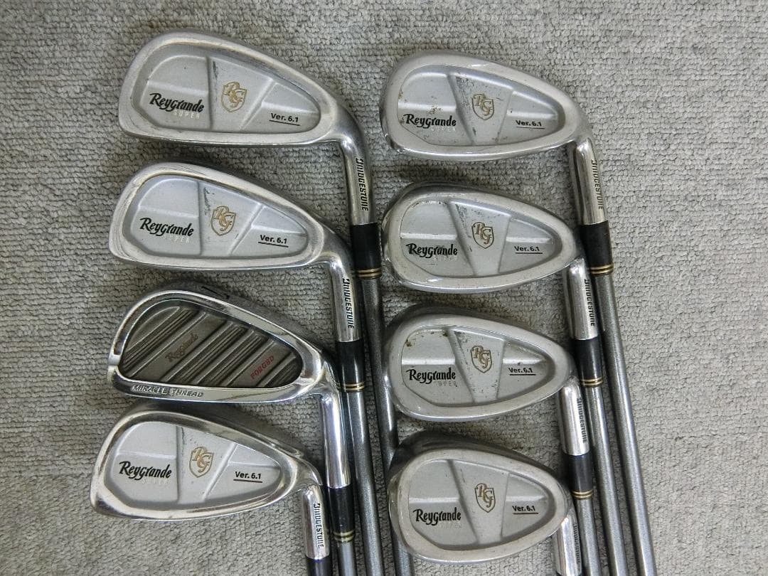 b704 初心者必見 ブリヂストン 等メンズゴルフ13本セット※Dr2本