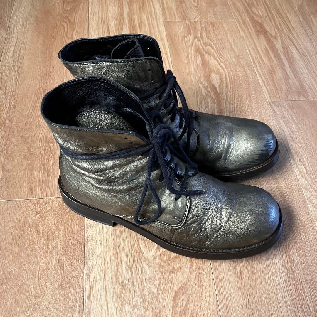 Ann Demeulemeester 2006aw メタリックブーツ 希少品 - メルカリ