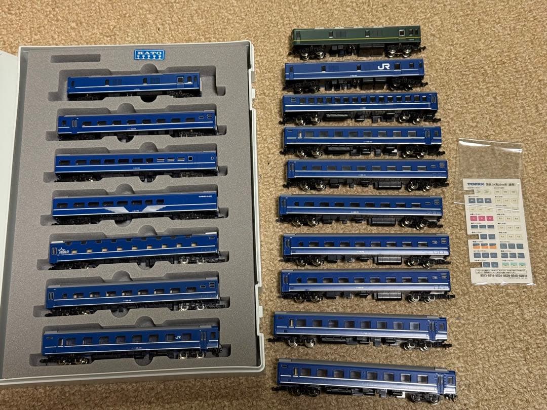 Nゲージ鉄道模型 24系 14両セット