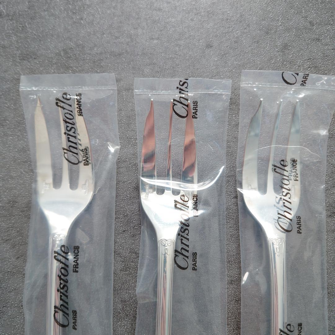 極美品 クリストフル マルメゾン ケーキフォークコーヒースプーン 未