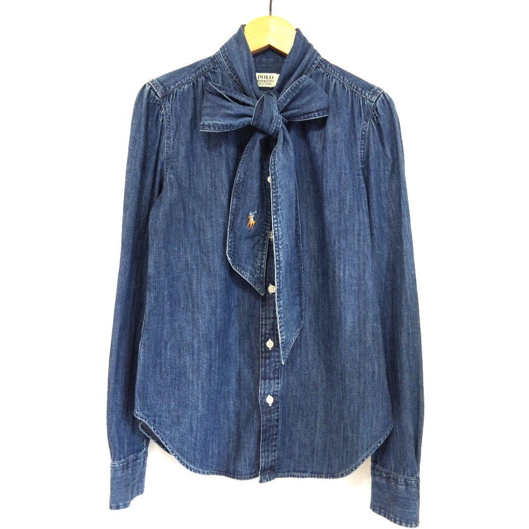 キ*ー様 現行QR ポロラルフローレン デニム＆サプライ ボウタイデニム