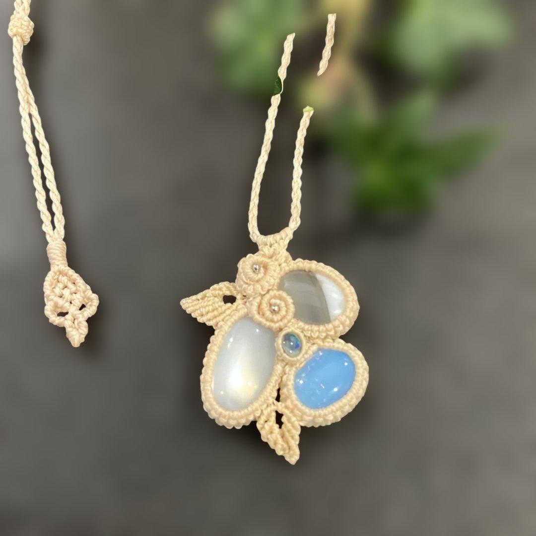 マクラメネックレス おまとめ3点 マクラメネックレス おまとめ3点