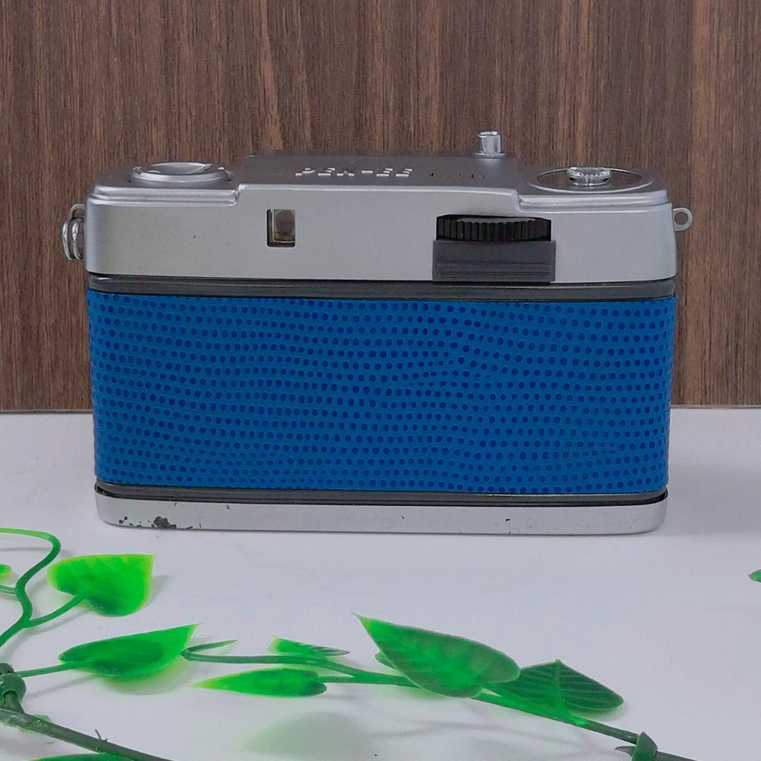 完動品！！】Olympus Pen-EE ブルー フィルムカメラ