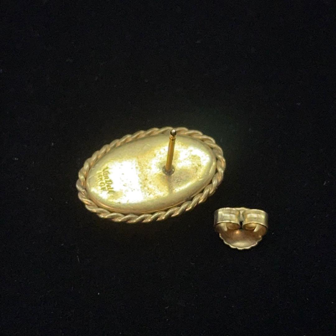 3638 ウェッジウッド ジャスパー ピアス ブローチ ペンダント K14GF