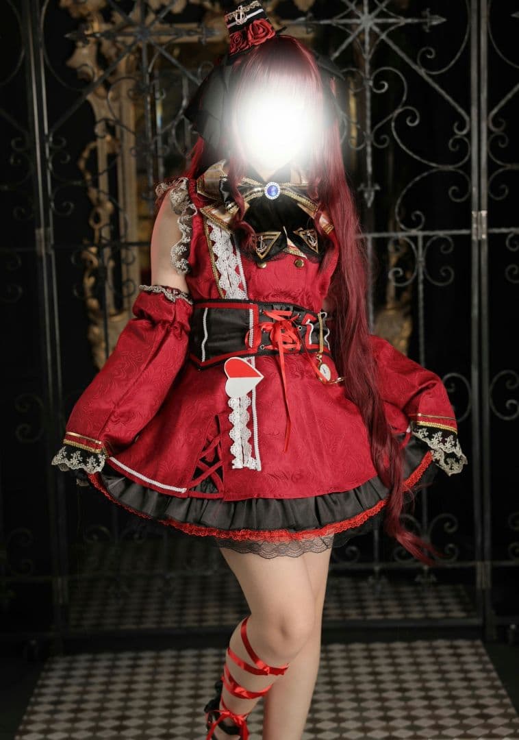 hololive ホロライブ 宝鐘マリン ゴスロリ ウィッグ コスプレ