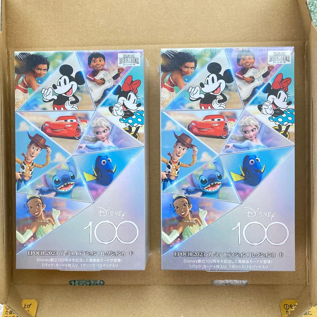 最終値下げ シュリンク付 ディズニー 100 カード エポック 未開封2BOX