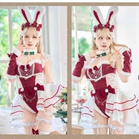 ベルチュールツイードノエルバニー《8点セット》&ベルケープサンタ サンタ帽