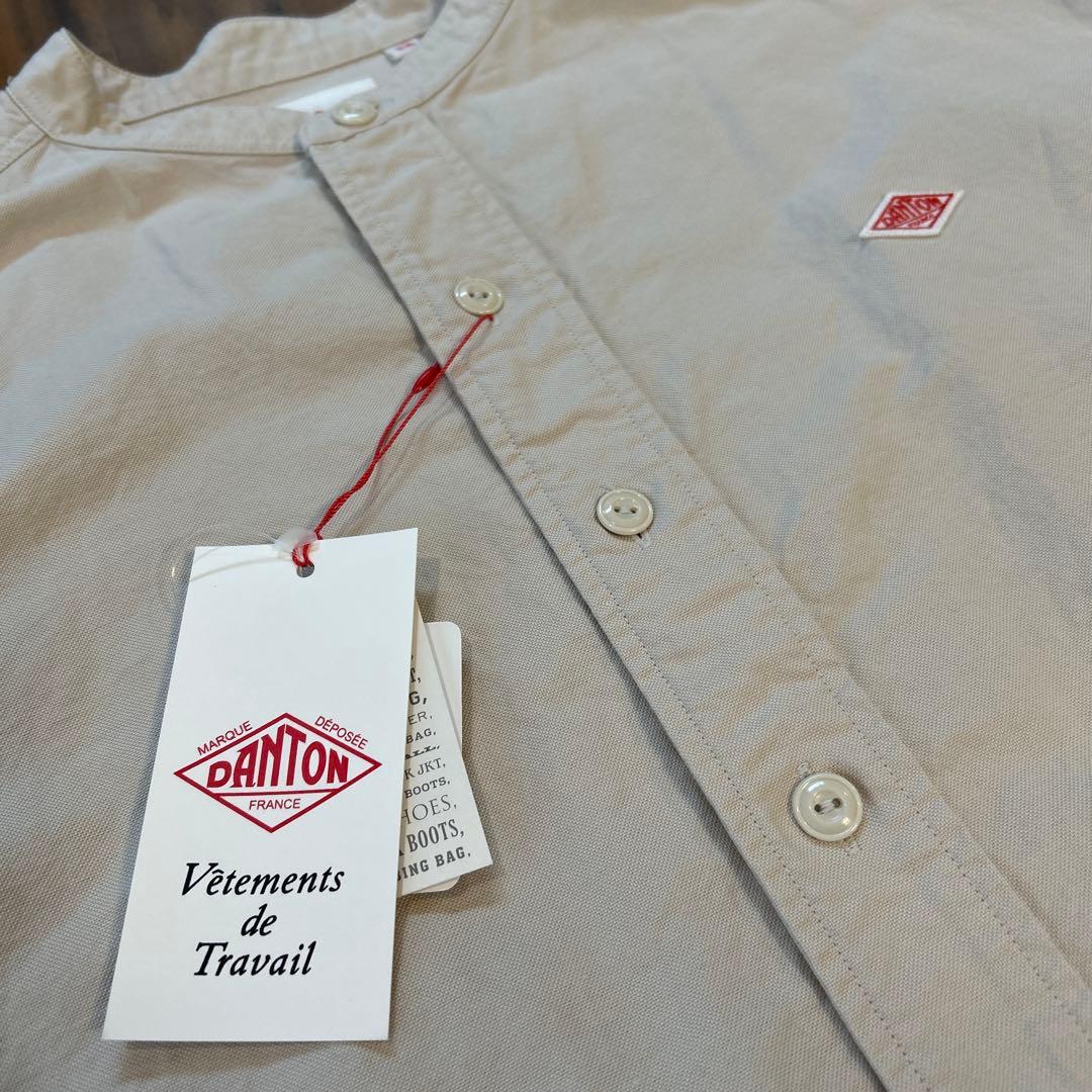DANTON/ダントン 新品タグ付き☆バンドカラーシャツロングスリーブ 38