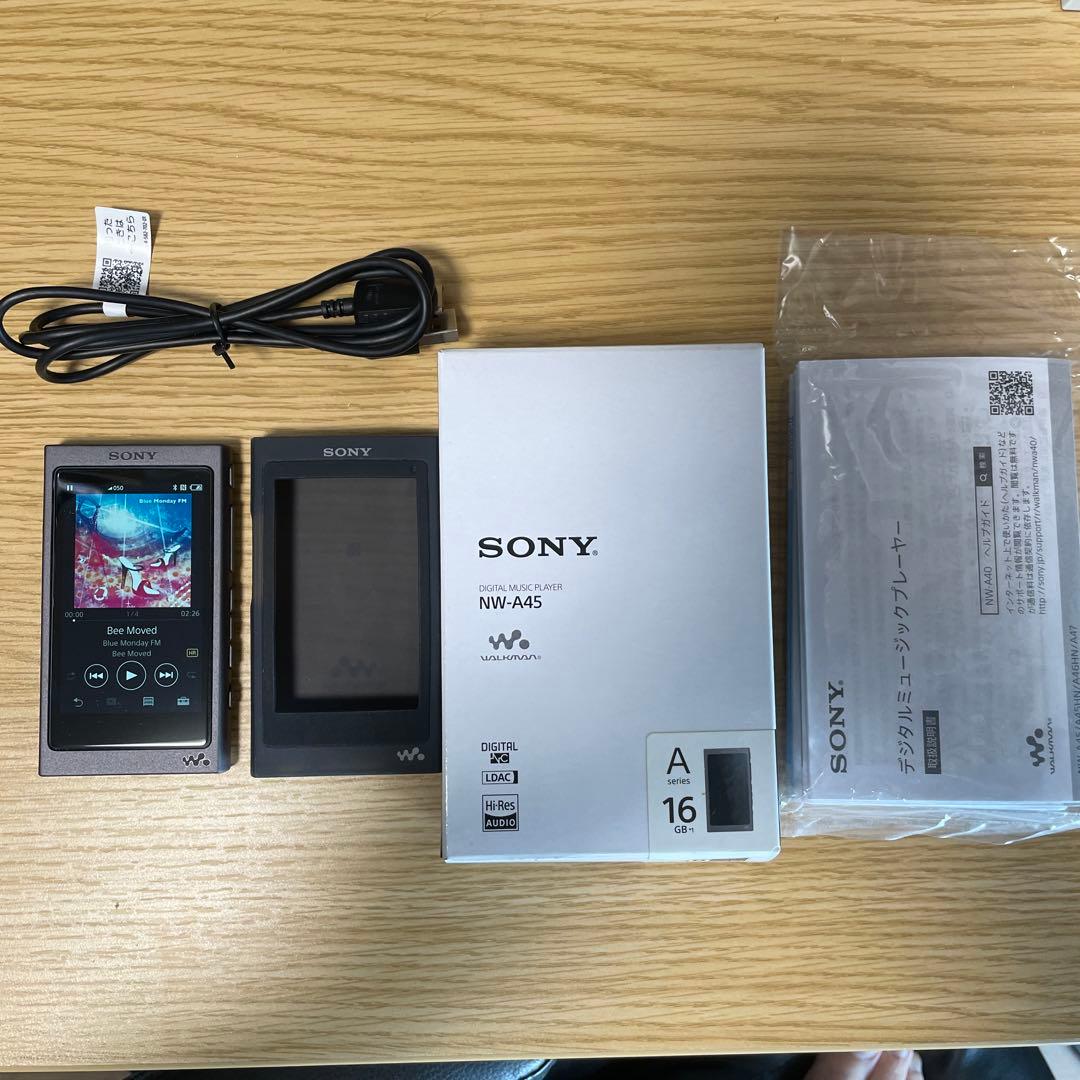 SONY NW-A45 ＋128GBマイクロSDカード付きSONYソニー ウォークマンNW