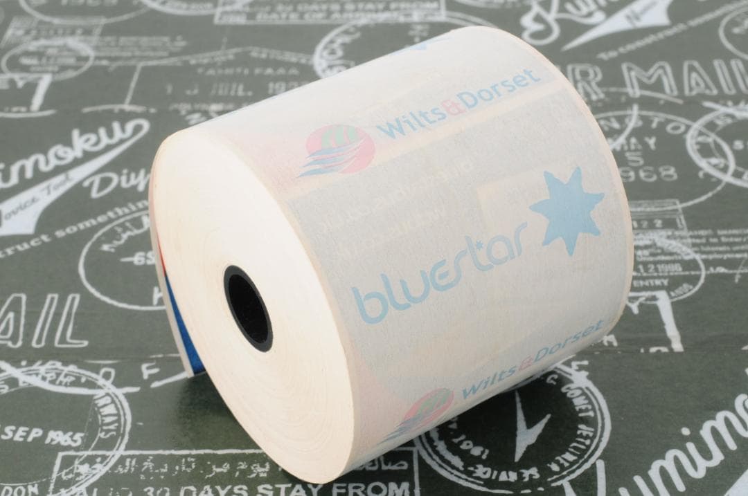 味紙】◇海外 イギリス ヴィンテージ バス ロールチケット Bluestar◇