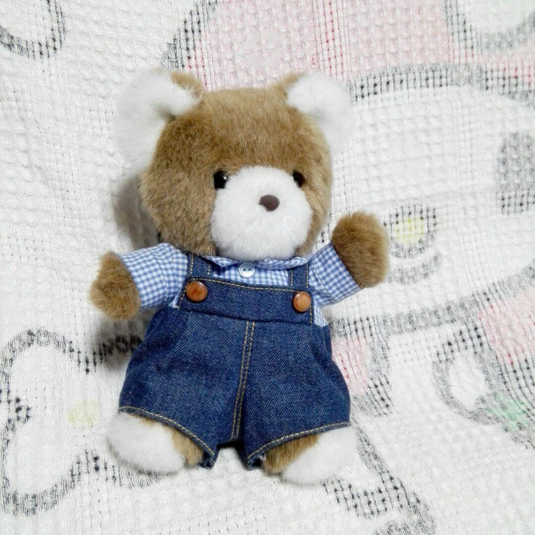 昭和レトロ サンアロー クマ マック ぬいぐるみ 中古品 Sサイズ 20cm