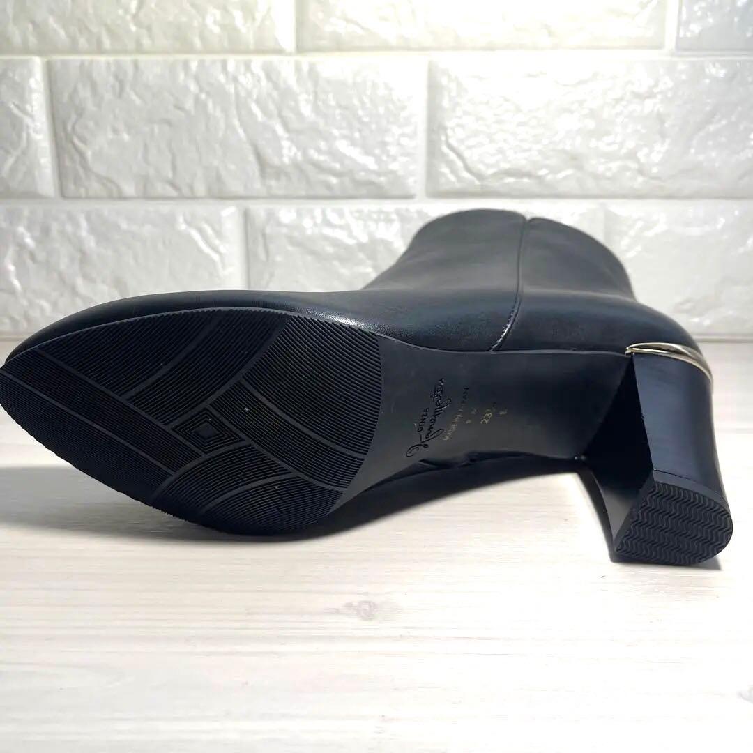 【未使用級✨】銀座かねまつ アクアベル 防水ショートブーツ 23.5cm