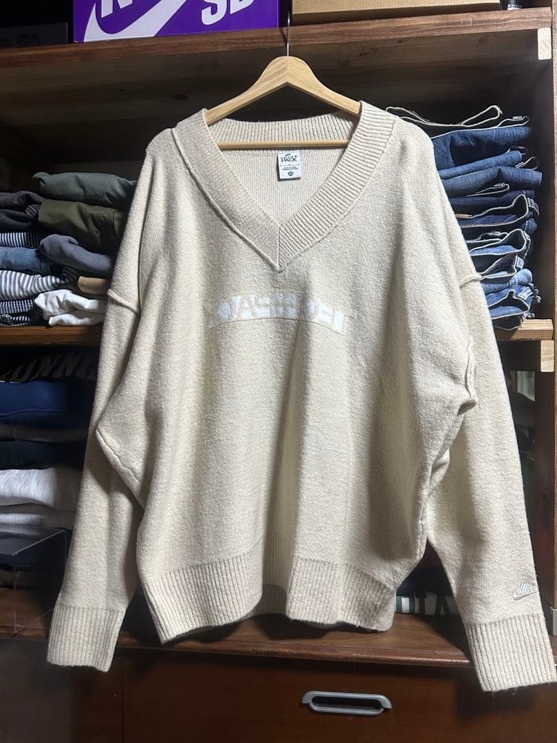NIEK lab TECHPACKオーバーサイズVネックニット - メルカリ