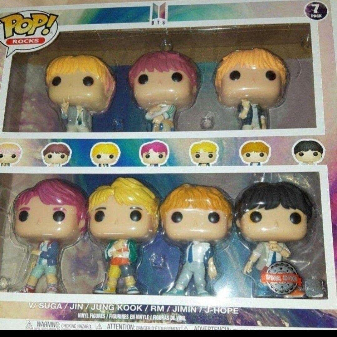 防弾少年団（BTS）Funko POP!Figure Set Amazon.com: BTS - BTS Dynamite Exclusive Pop! Vinyl 7-Pack Figure