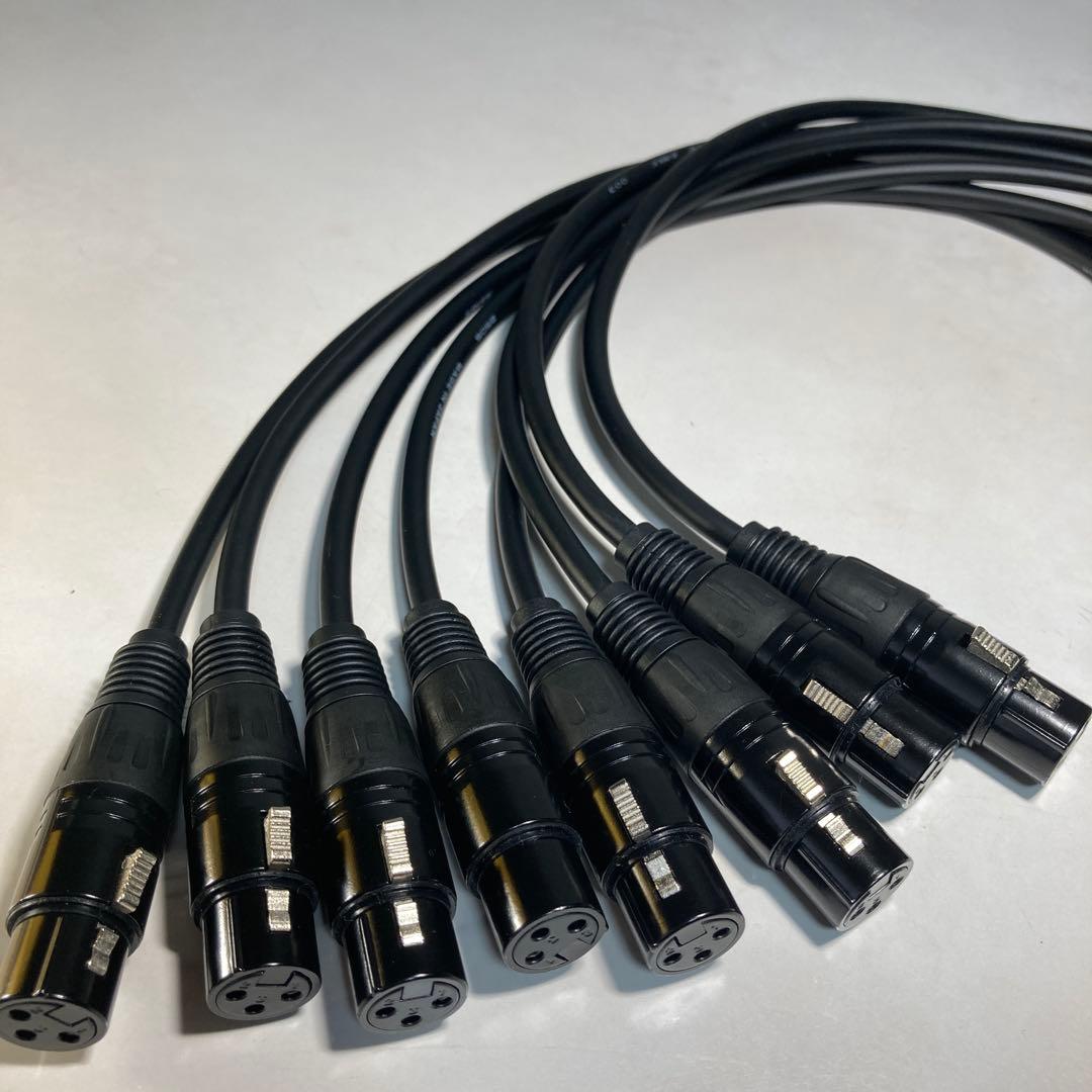 CANARE キャノンケーブル50cm（8本セット） 新品の通販｜www