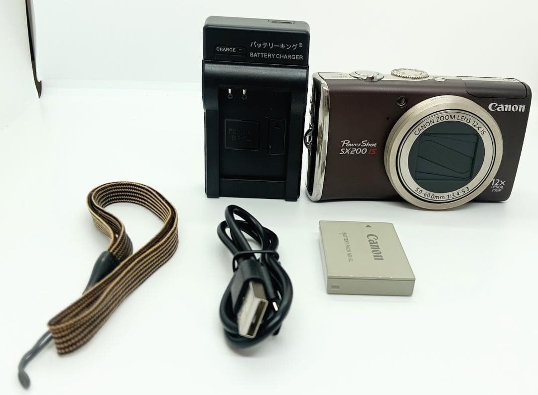 デジタルカメラ Canon PowerShot SX200 IS 12.1MP 4x Zoom
