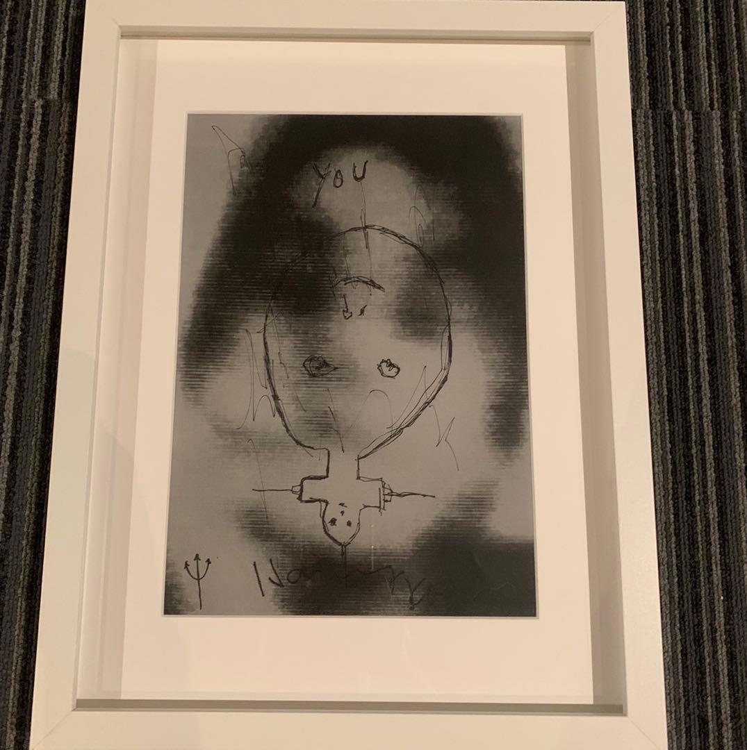 真作 harmony korine ハーモニーコリン 直筆原画 サイン入 絵画 - メルカリ