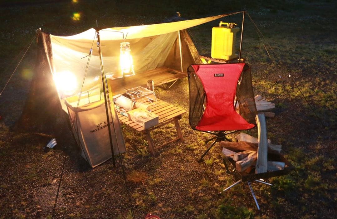 値下】ドイツ軍 パップテント 軍幕 前面ジッパー加工済／蚊帳・ロープ