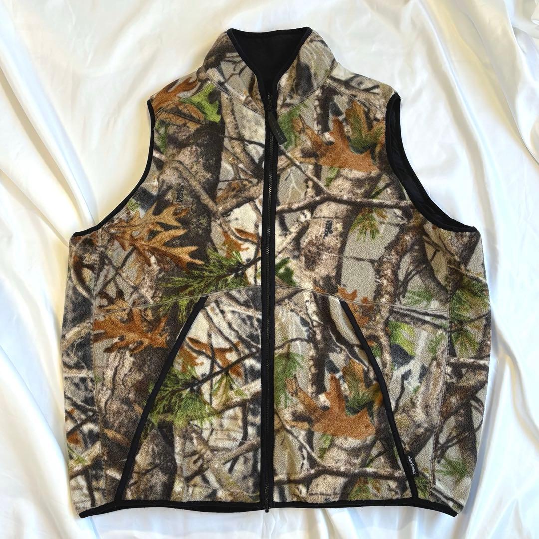 WILDTHINGS ARK別注 リアルツリーカモ リバーシブルベスト Lサイズ
