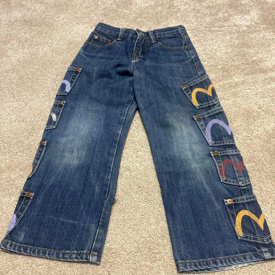 エヴィス EVISU デニム キッズ パンツ 100 110 120 130 - メルカリ