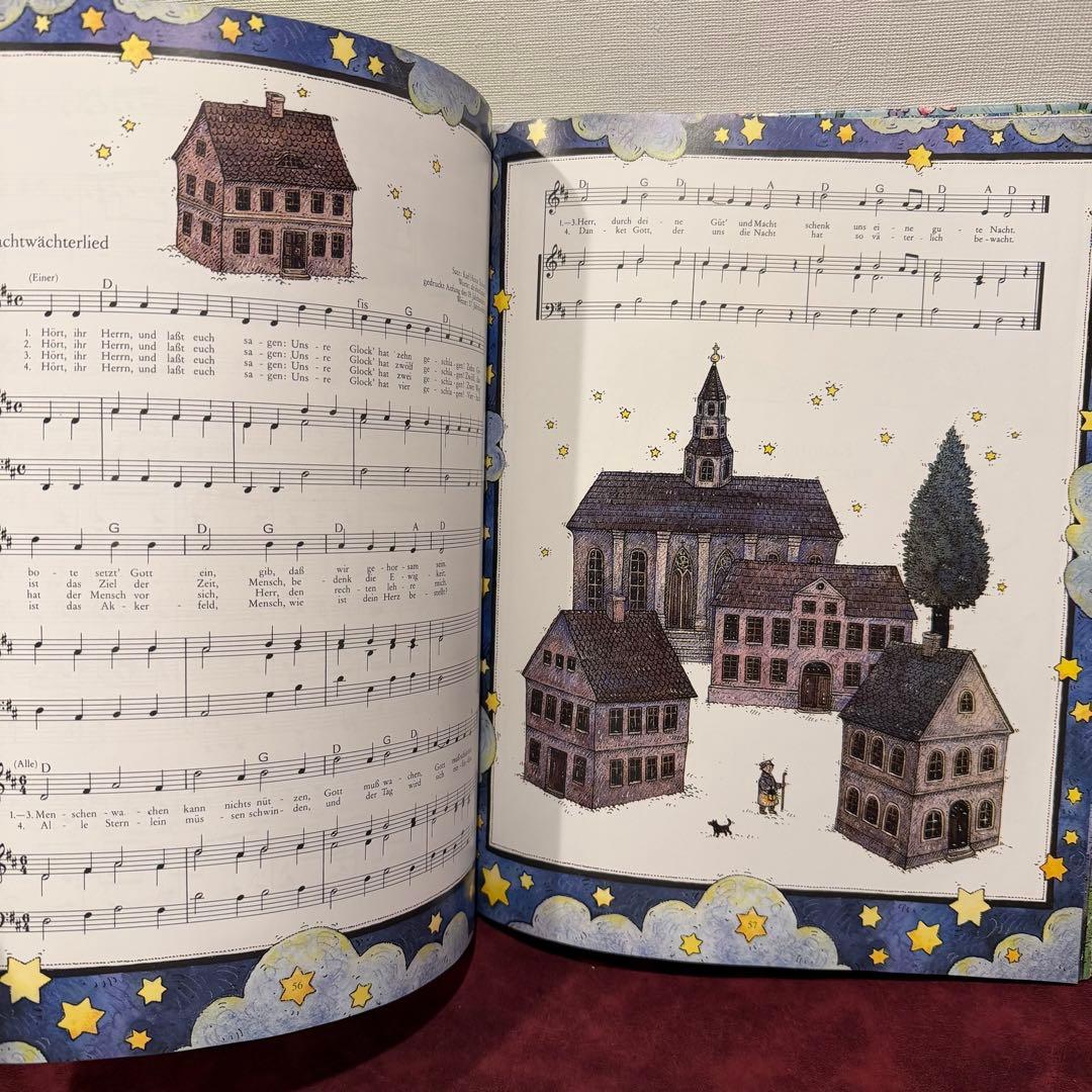 223B④2002年ドイツ語楽譜絵本 洋書古書 ジャンクジャーナル イラスト