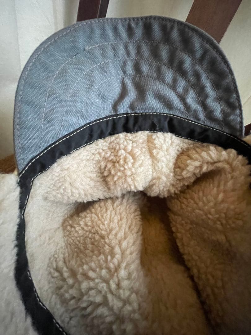 80s〜 ゴアテックス イヤーフラップキャップ 耳当て付き フリース ベージュ