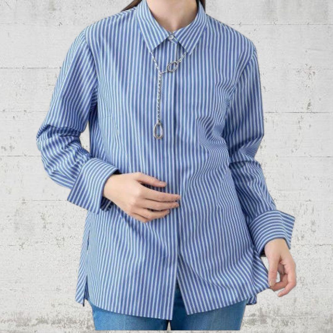 ANAYI アナイ 24SS コットンバック ペプラム シャツ タフタフリルペプラムシャツ|ANAYI OFFICIAL ONLINE STORE｜アナイ