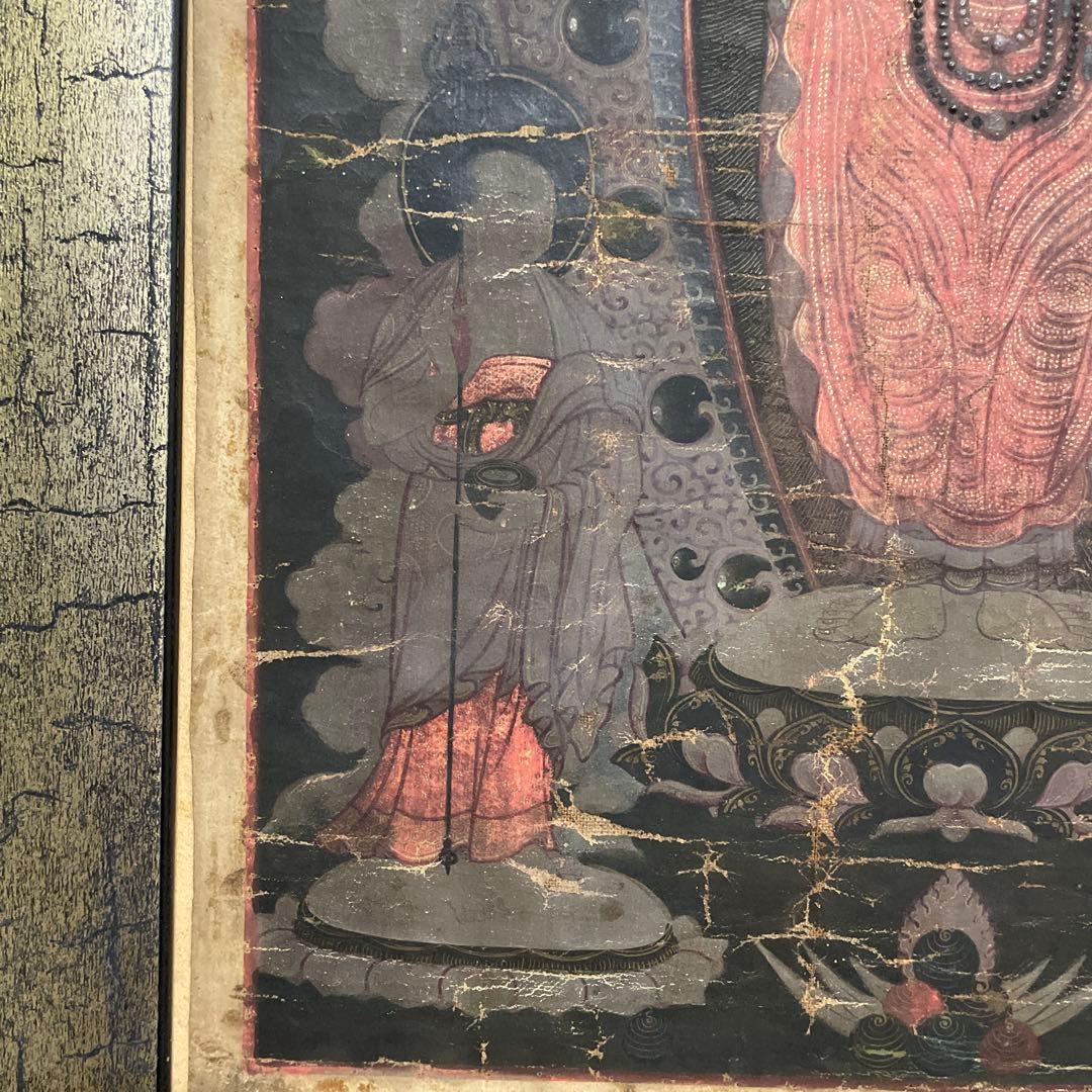 タンカ 仏画 肉筆 骨董 額付きの通販はau PAY マーケット - 輸入雑貨の