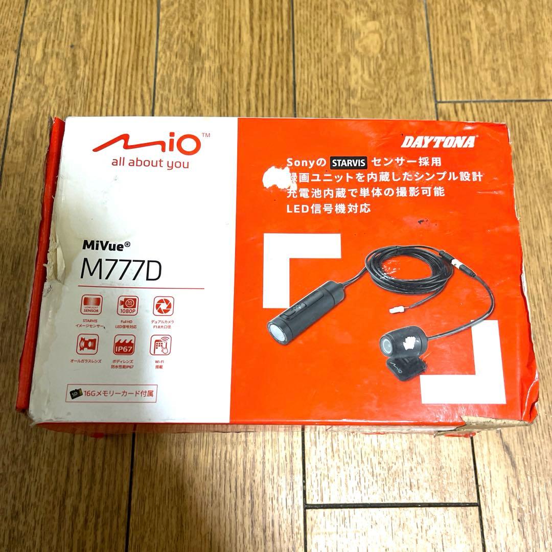 Mio MiVue M777D バイク用ドライブレコーダー　sdカード付き オートバイ専用GPSドライブレコーダー｜MIO M777D