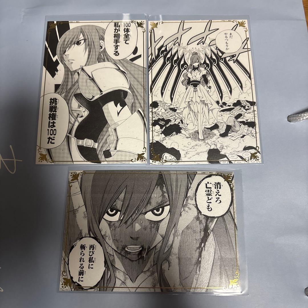 フェアリーテイル 20周年 ポップアップ エルザ イラストカード - メルカリ