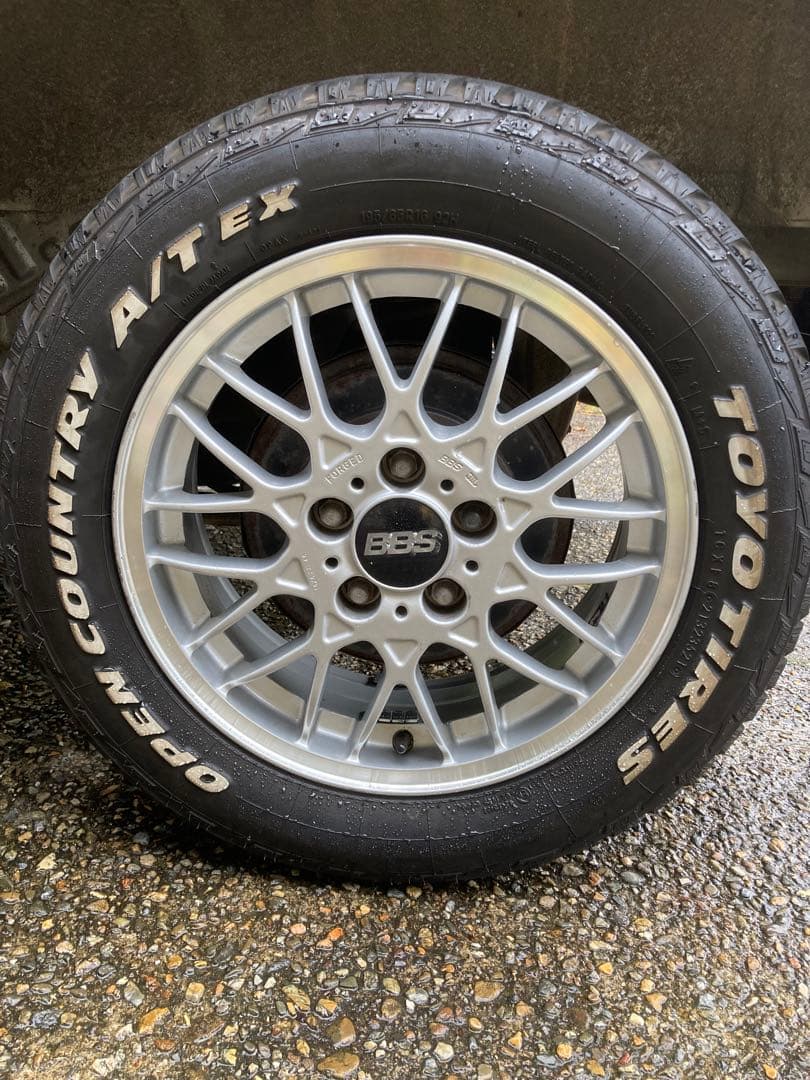 パジェロミニ用16インチBBSオープンカントリーツライチ4本セット